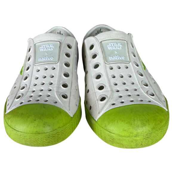 Native Star Wars Yoda Slip On Water Shoes Toddler Size 7 C7 - Picture 6 of 8